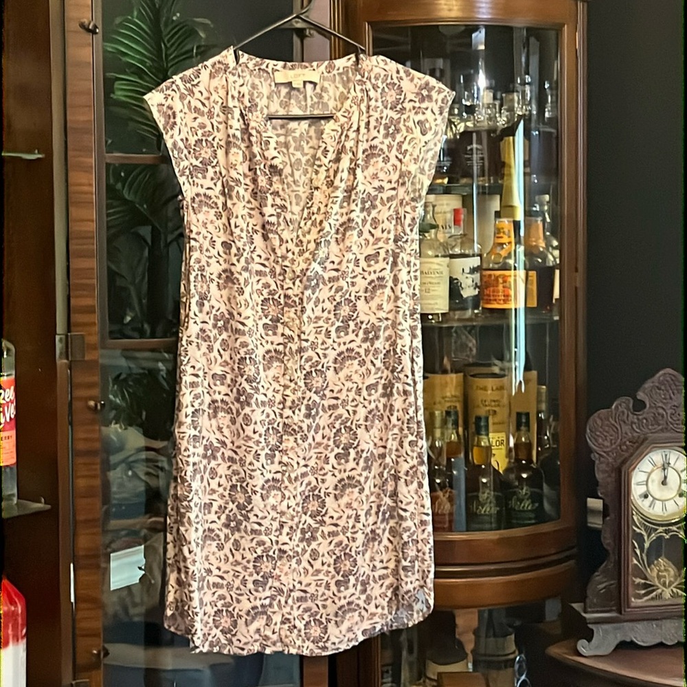 LOFT Multicolor Floral Dress